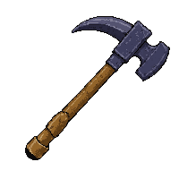 steel pickaxe  cursed dark