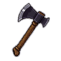 wooden axe  cursed dark
