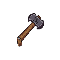wooden axe  legendary golden