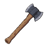 wooden axe  simple basic