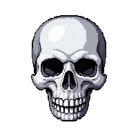 skull trophy  diamond crystal clear