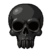 skull trophy  obsidian black