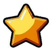 star badge  gold plated
