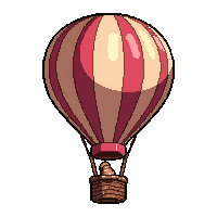 hot air balloon  old weathered