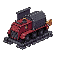 mine cart rail  armored reinforced