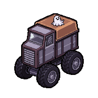 mine cart rail  ghostly transparent