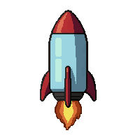 rocket barrel  ghostly transparent