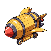 rocket barrel  golden luxury