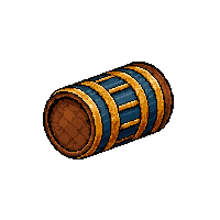 rocket barrel  ornate decorated