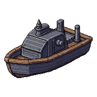 rowboat small  armored reinforced