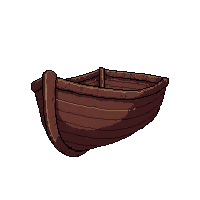 rowboat small  brand new polished