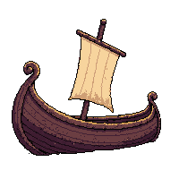 rowboat small  enchanted glowing