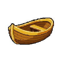 rowboat small  golden luxury