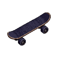 skateboard trick  brand new polished