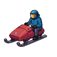 sled snow runner  speed enhanced