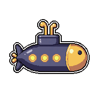 submarine mini  enchanted glowing