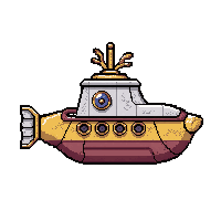 submarine mini  ornate decorated