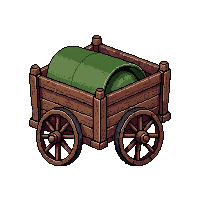 wooden cart wagon  old weathered