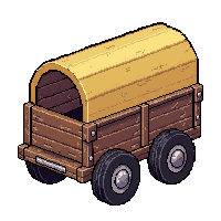 wooden cart wagon  speed enhanced