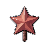 throwing star  rune engraved