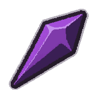 throwing star  shadow wrapped purple