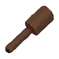 wooden club  plain unenchanted