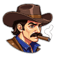 cigar smoking lit  drifter patched