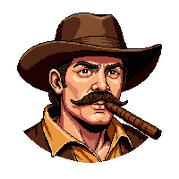 cigar smoking lit  prospector mining
