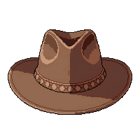 cowboy hat stetson  drifter patched
