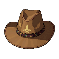 cowboy hat stetson  native decorated