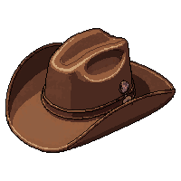 cowboy hat stetson  ranch hand working