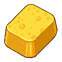 gold nugget chunk  gold trimmed fancy