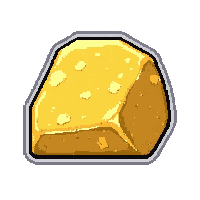 gold nugget chunk  lawman official