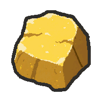 gold nugget chunk  rusted old frontier