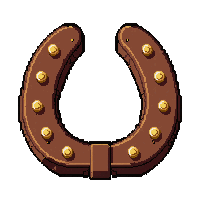 horseshoe lucky  drifter patched