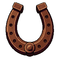 horseshoe lucky  native decorated