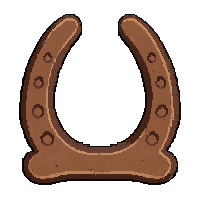 horseshoe lucky  pioneer weathered