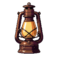 lantern kerosene  native decorated