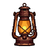 lantern kerosene  rusted old frontier