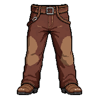 leather chaps pants  drifter patched