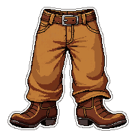 leather chaps pants  prospector mining