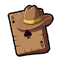 playing cards deck  bounty hunter worn