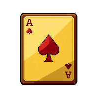 playing cards deck  gold trimmed fancy