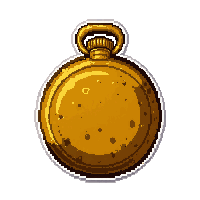 pocket watch gold  rusted old frontier