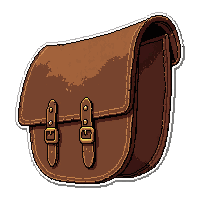 saddlebag leather  bounty hunter worn