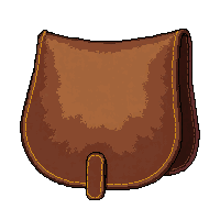saddlebag leather  drifter patched