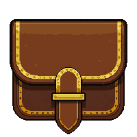 saddlebag leather  gold trimmed fancy