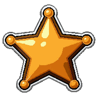 sheriff star badge  antique heirloom