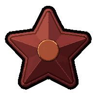 sheriff star badge  desperado dark