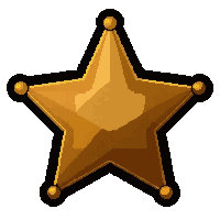 sheriff star badge  lawman official